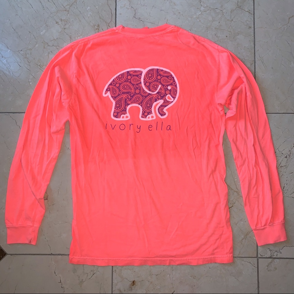 ivory ella pink long sleeve